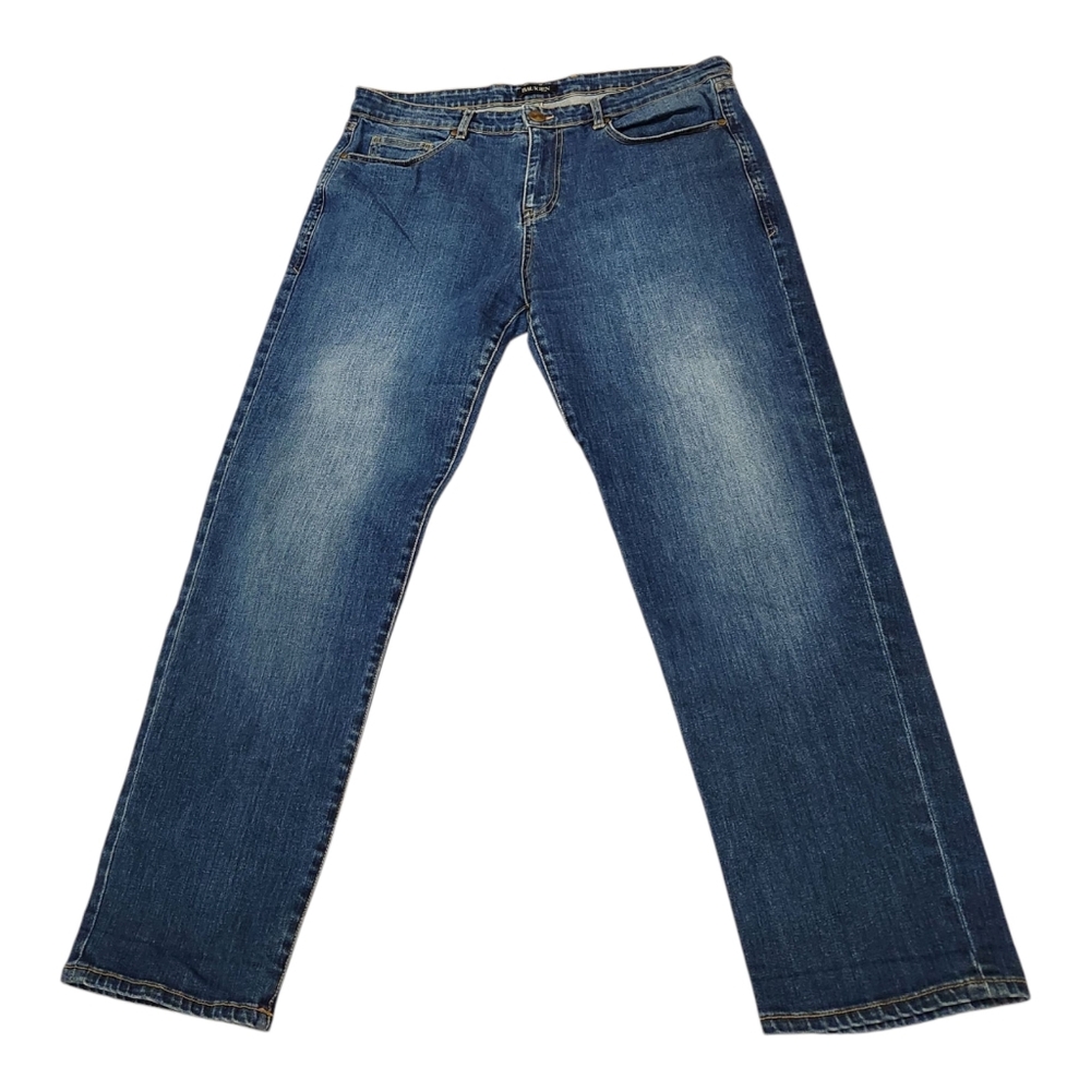 Baukjen Jeans Wide Leg Women's Size 31 R Indigo Blue Denim Cotton with Elastane